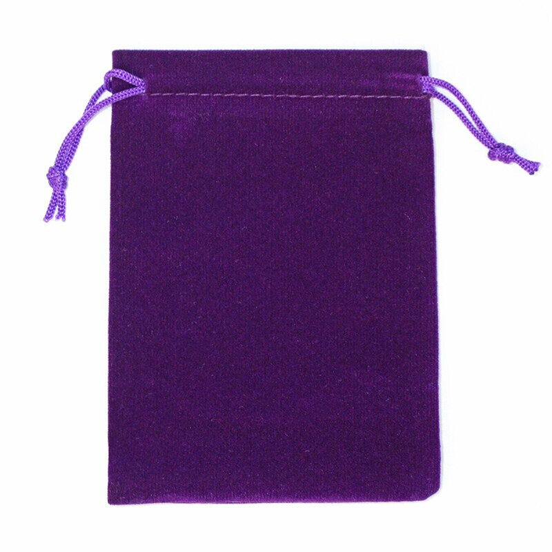 50pcs Coloful Velvet Bag Jewelry Packing Velvet Drawstring Pouches Gift Bags Can