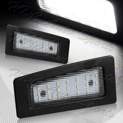 For 2014-2018 Mazda 3 Mazda3 Sedan White 18-SMD LED License Plate Lights Lamps