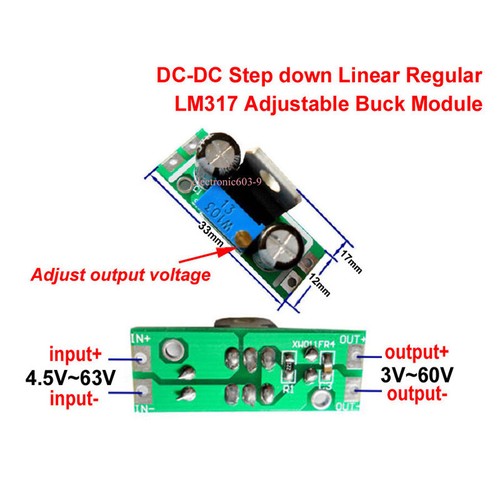 Regolatore Convertitore Di Potenza Step-down CC/CC Impermeabile Da 24
