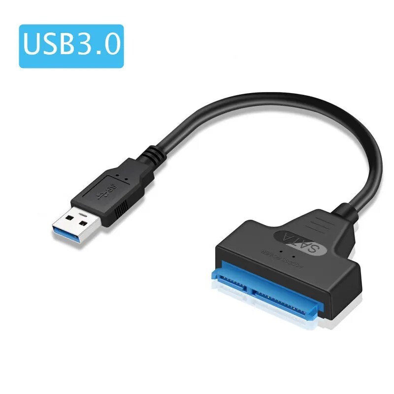 Cable SATA a USB 3.0, de hasta 6 Gbps para disco duro, HDD, SSD - Picture 1 of 7