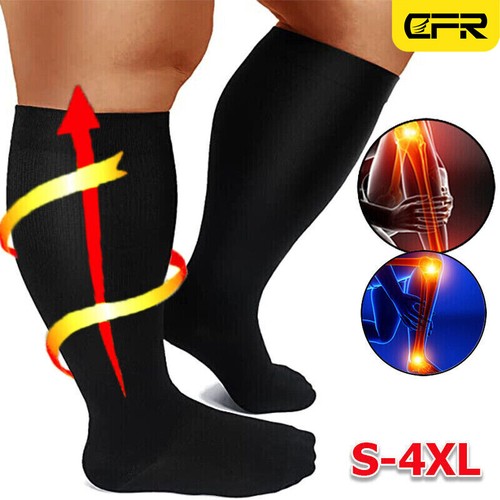 30-40 Mmhg For Men And Women Wide 4x-large Black