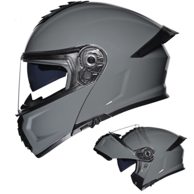 DOT Motorcycle Helmet Bluetooth Flip Up Full Face Modular Motorbike Helmet ECE