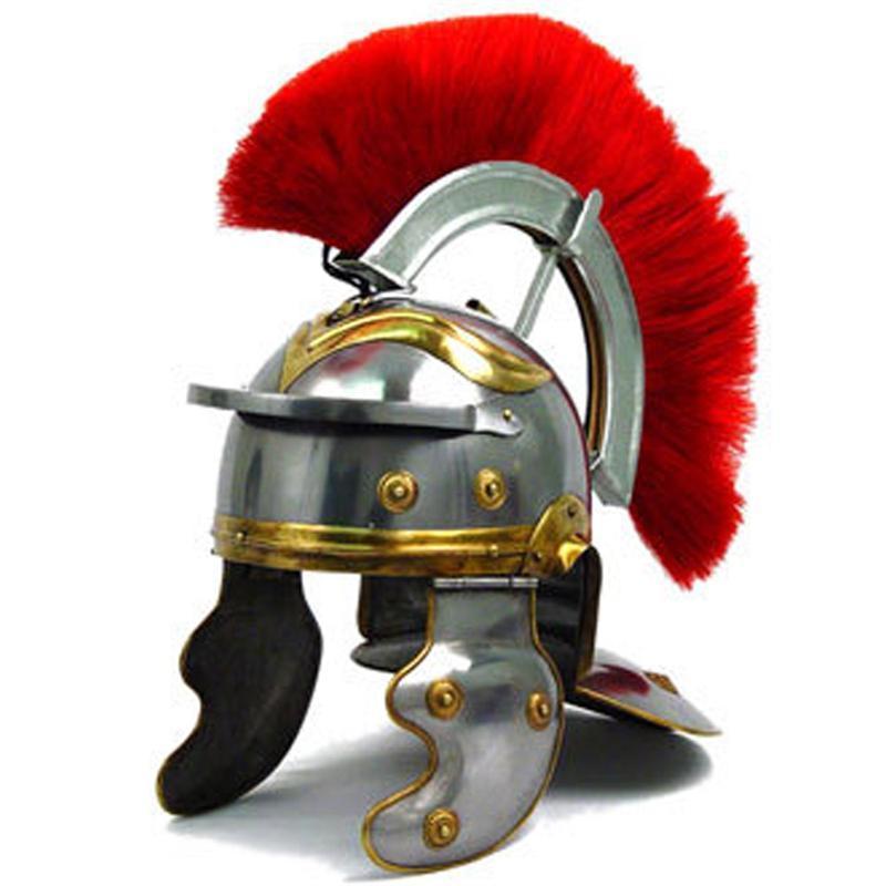 Roman Imperial Gallic Centurion Helmet Italic Red Plume