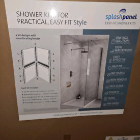 Bathroom shower cladding splash panels 