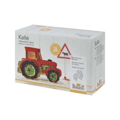 Birkmann Vollbackform KALLE, DER TRAKTOR Backform Kuchenform Silikonform Motiv