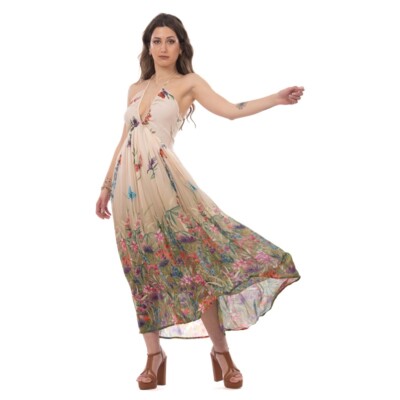 

Платье Длинное Женское DIXIE Ahsuuhoa Fantasy Разноцветный E2023, Multicoloured
