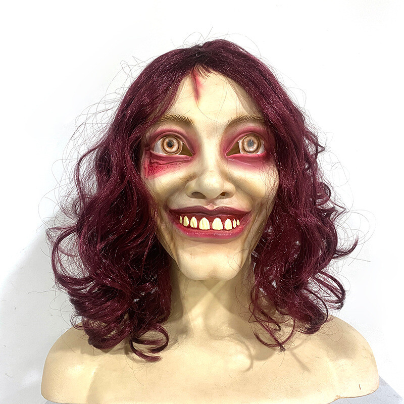 Movie Evil Dead Rise Mask Cosplay Rave Horror Killer Latex Helmet Full Face Mask