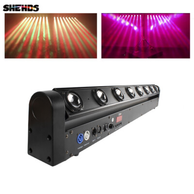8x12W LED Stage Moving Head Beam Bar Light RGBW DMX Lighting For DJ Disco Club