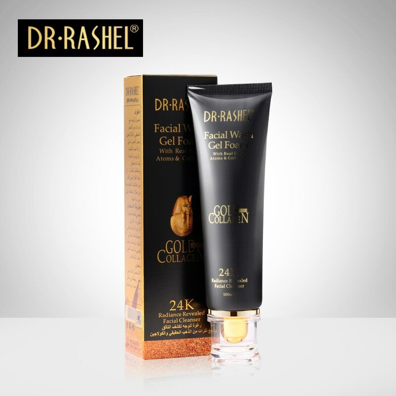 2PCS  Dr Rashel Gold Atoms & Collagen Foam Face Wash Facial Cleanser 100ml