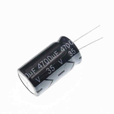 5pcs 35v 4700uf 35volt 4700mfd 105c aluminum electrolytic capacitor 16×30mm