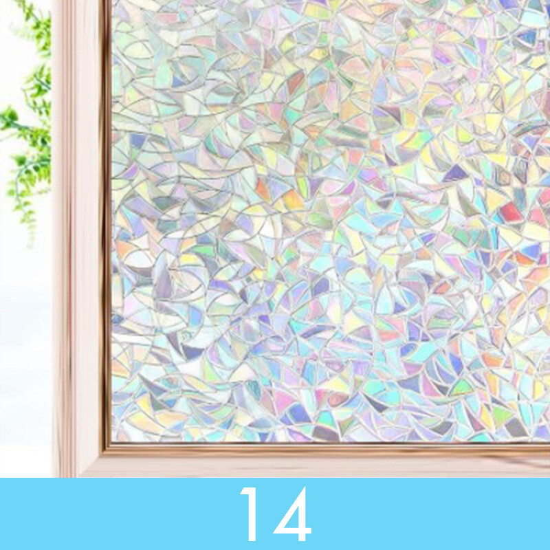 Reusable Window Glass Film Static Cling Glueless Removable  Frosted Decor
