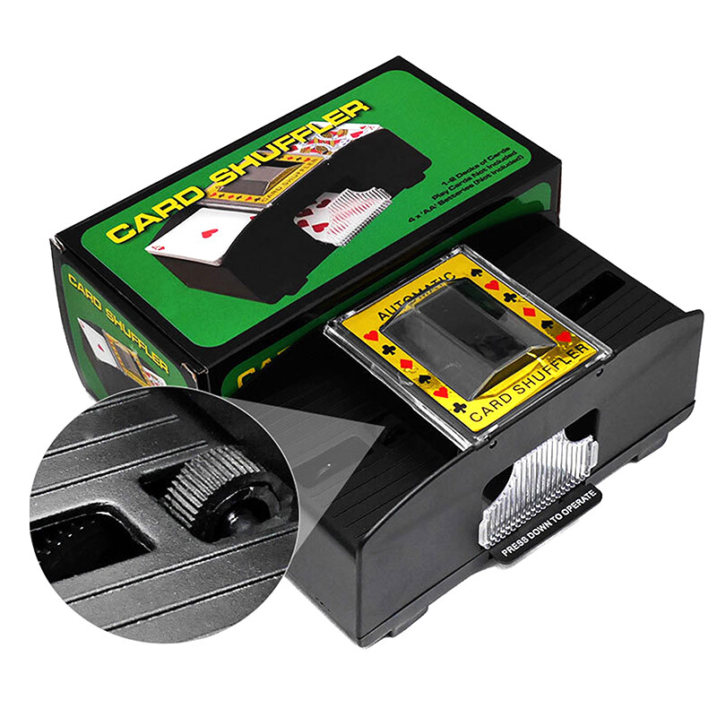 casino deluxe automatic 12 deck card shuffler poker texas