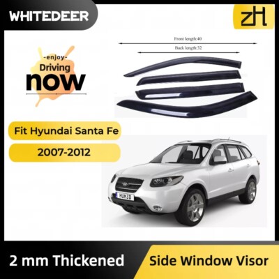 Fits for Hyundai Santa Fe 07-12 Side Window Visor Sun Rain Deflector Guard