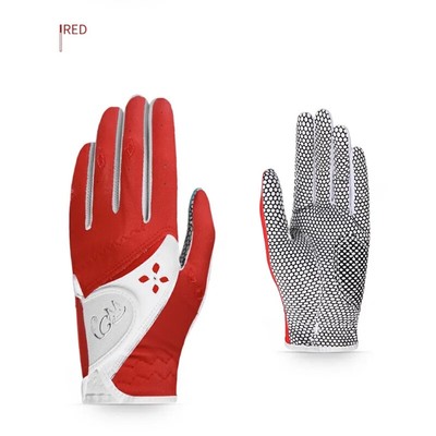 PGM 1 Pair Women Anti-Slip Granules Golf Gloves Lady Breathable Casual Mittens