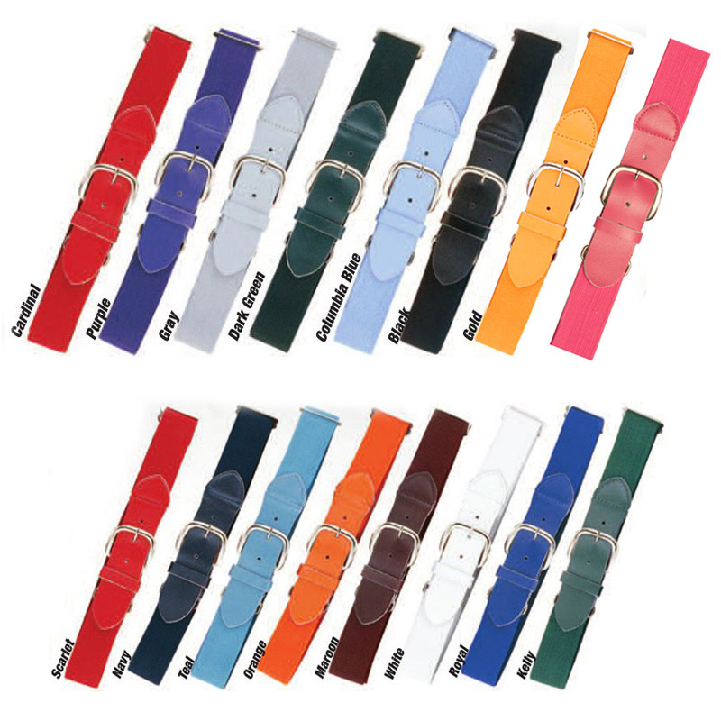 Champion Adult Adjustable Baseball & Softball Belts - 16 Colors 