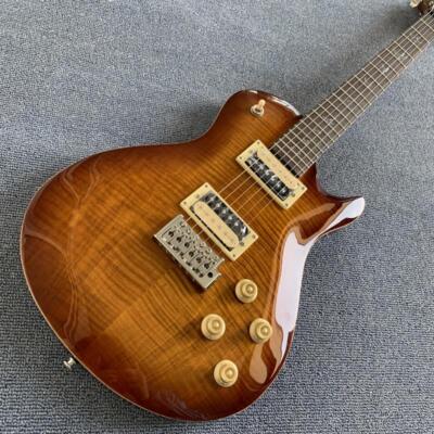 Factory Customized New Flame Maple Top Electric Guitar Chrome-plated Hardware