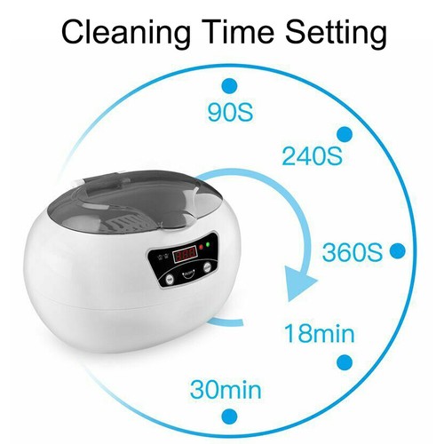 Stainless Steel Ultrasonic Cleaner Jewelry Watch Glasses Coin Cleaning Machine