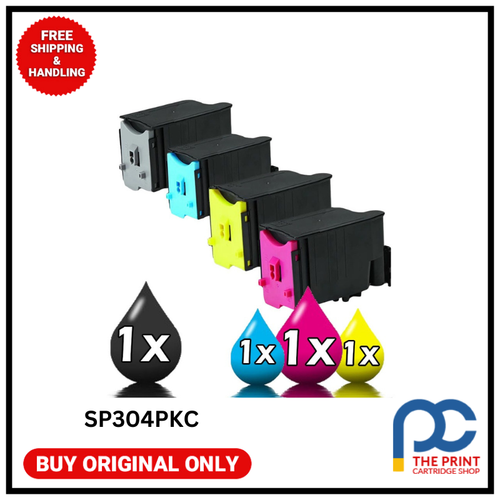 New & Original MX-C250 / C300 / C301  Toner Cartridge Set [1BK+1C+1M+1Y] MX-30