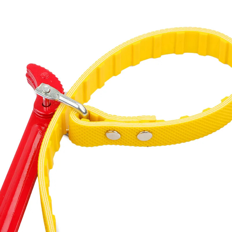 Car Oil Filter Belt Wrench Adjustable Non- slip Strap Spanner Removal Tool Kit