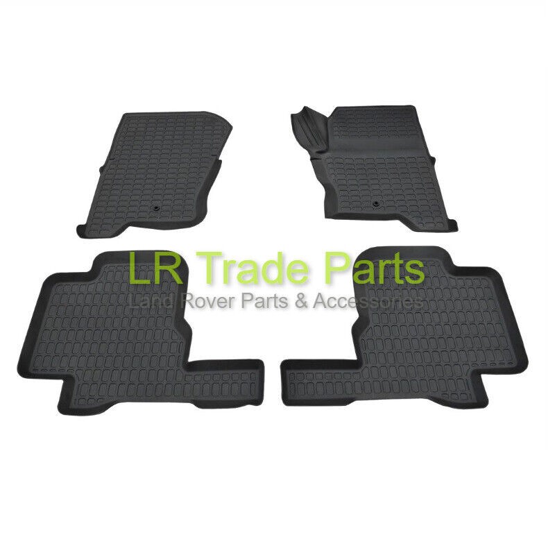 FITS DISCOVERY 3 & 4 NEW FRONT & REAR RUBBER FLOOR MATS MAT SET (2004-16)