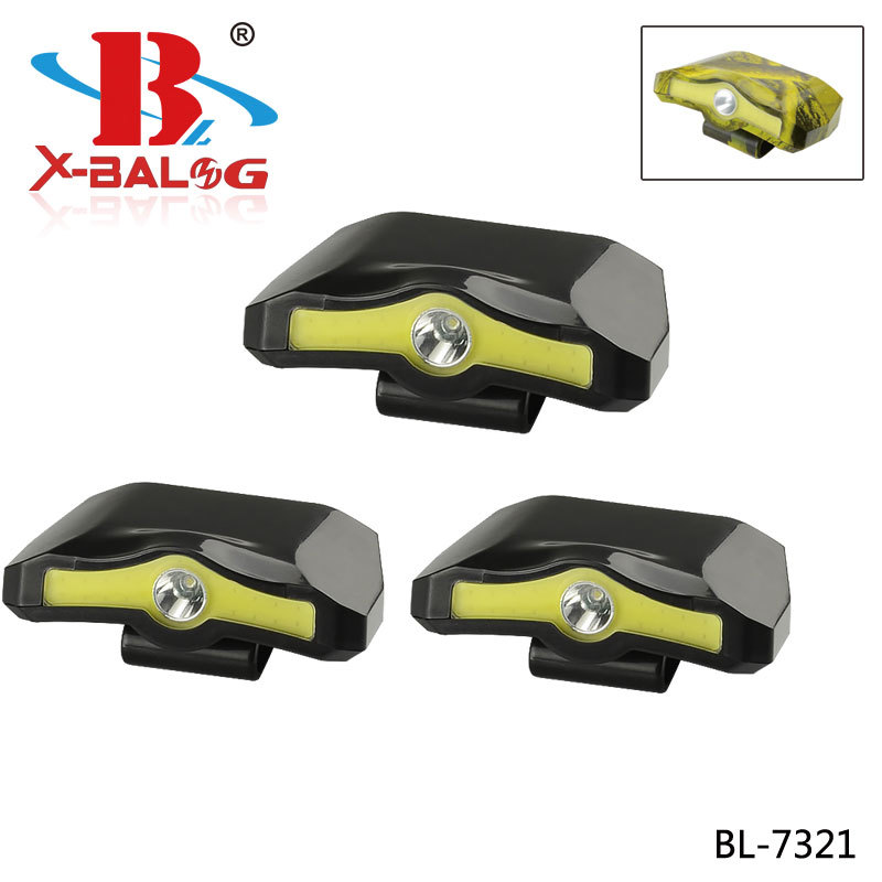 Torcia Luce Per Cappello Led Cob Bianchi Escursioni Campeggio Bl-7321 Linq