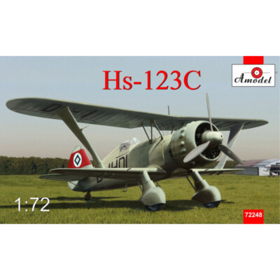 AMODEL 72248 Henschel Hs 123C dive-bomber Scale 1/72 - Plastic model kit