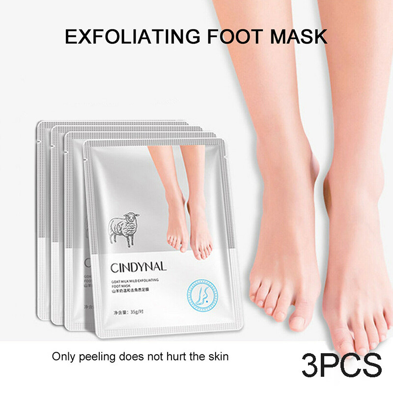 3Paare Fußmaske Herren Peeling Maske Hornhaut Socken Entfernen Hornhautsocken