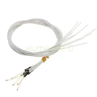 5PCS Reprap NTC 3950 Thermistor 100K + 1 Meter wire for 3D Printer Bed Hot End F
