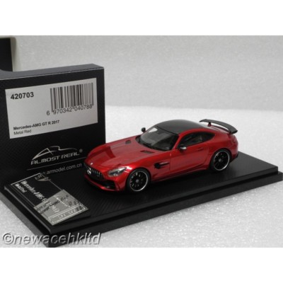 MERCEDES AMG GT R 2017 METAL RED ALMOST REAL 1/43 #420703 | eBay
