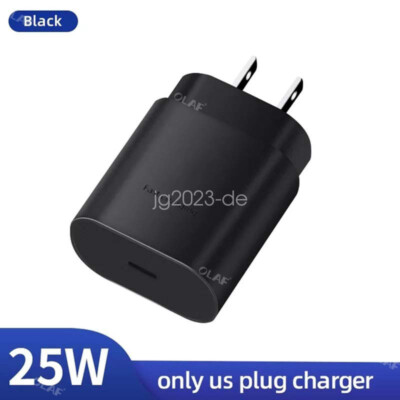 Samsung Adapter 25W Super Fast Charging Charger USB-C Galaxy S21 S22+ S23 A54 5G