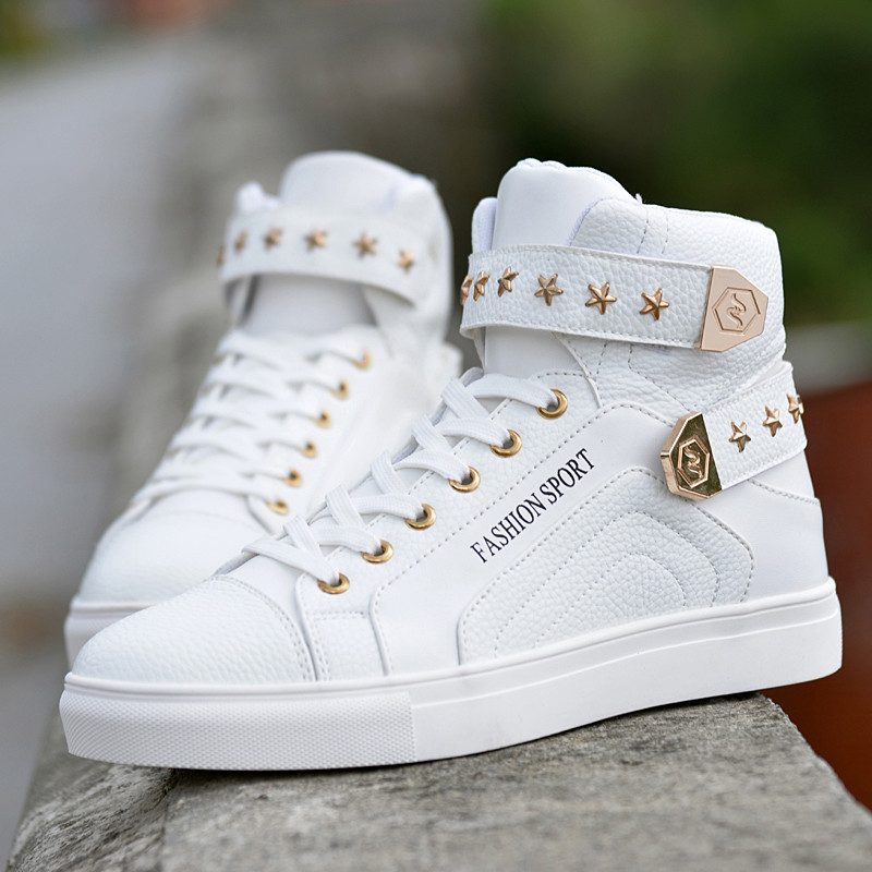 Fashion Men Boots High Tops Walking Shoes Comfort Ankle Boots New