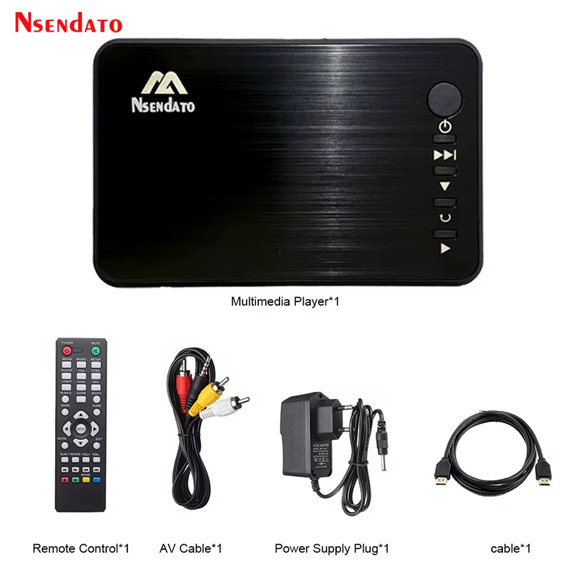 Mini Full HD Media multimedia Player Autoplay 1080P USB External HDD Media Playe