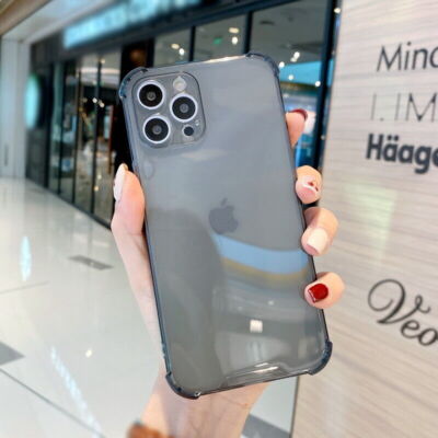 Shockproof Transparent Silicone Case Cover For iPhone 12 13 11 14 15 Pro Max 8 X