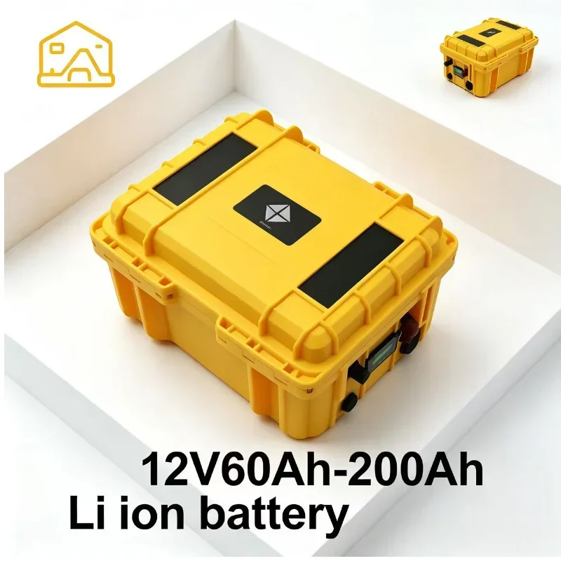 12V High Capacity Battery，Perfect for Boat Motor, Outdoor Camping & Emergency Po