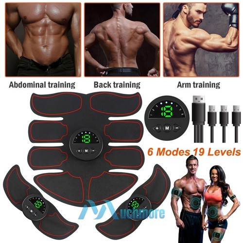 Electric Muscle Toner Machine ABS Toning Belt Simulation Fat Burner Body Shaper
