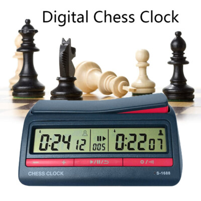 Digital Chess Clock Portable Game Timer Clock For Chinese Chess Go Chess A3W9
