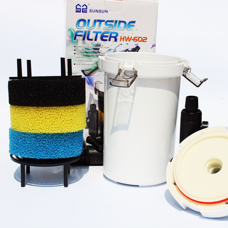 HW602 SUNSUN External Canister Filter Water Sponge Aquarium Filter