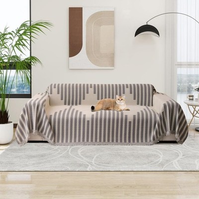 jianyana Sofa Covers Soft Durable Couch Pad 2 3 4 Seater with Sofa Pillow Cover