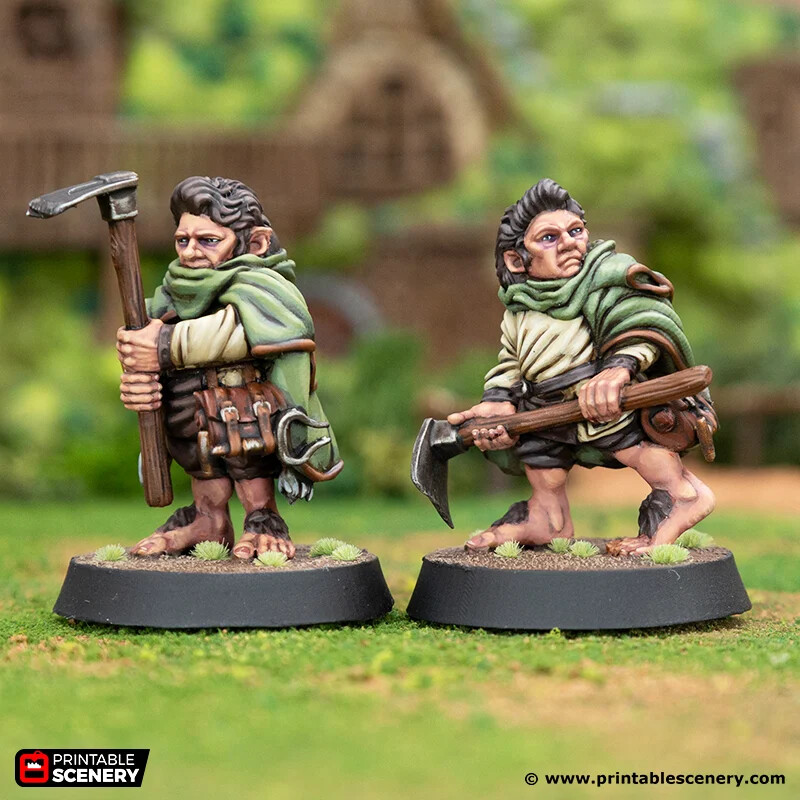 Jorkey Woodsbridge, Tabletop D&D RPG Fantasy Human Gardener Warlock Miniature 