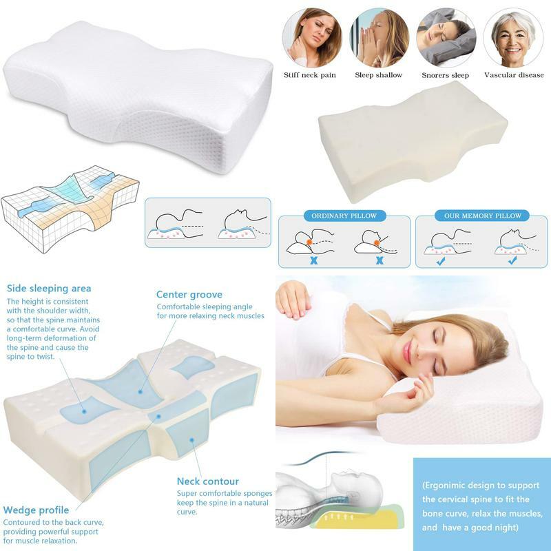 Memory-Schaum Kissen Ergonomisches Antischnarchkissen,Entspannen Sie Ihre Kopfmu