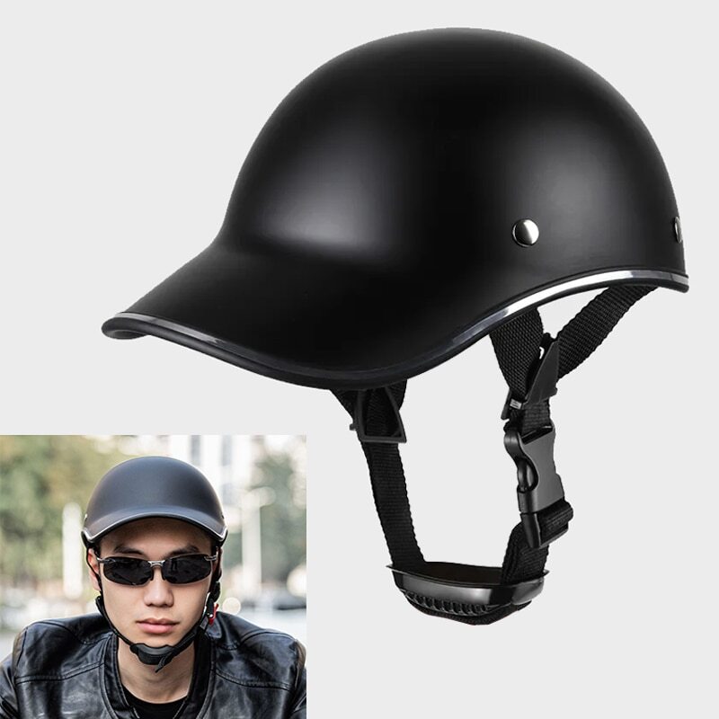 Motorcycle Helmet Half Face Helmet Men And Women Classic Anti-UV Safety