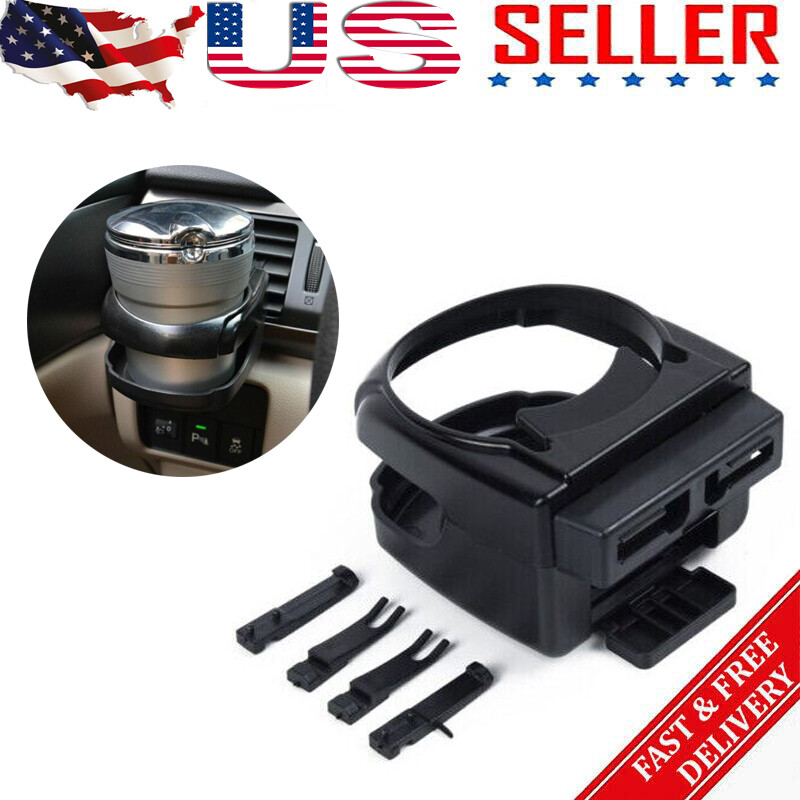 2X Universal Car Air Vent Cup Holder Can Drink Water Bottle Beverage Stand Mount