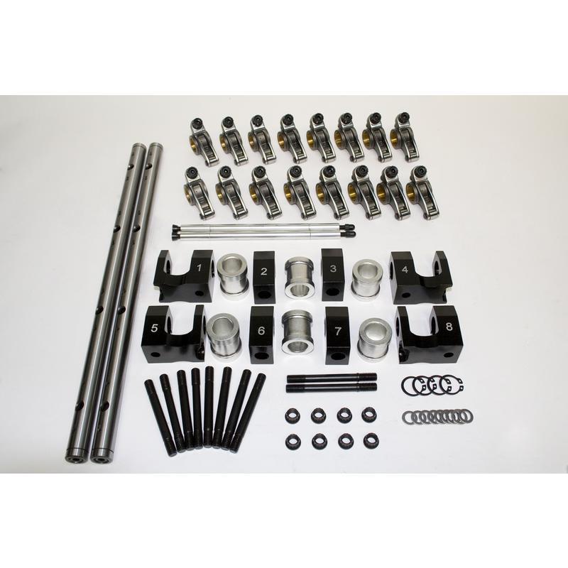PRW Shaft Mount Rocker Arm System - Ford FE Stainless Steel 1.75 Ratio PRW Shaft Mount Rocker Arm System - Ford FE Stainless Steel 1.75 Ratio
