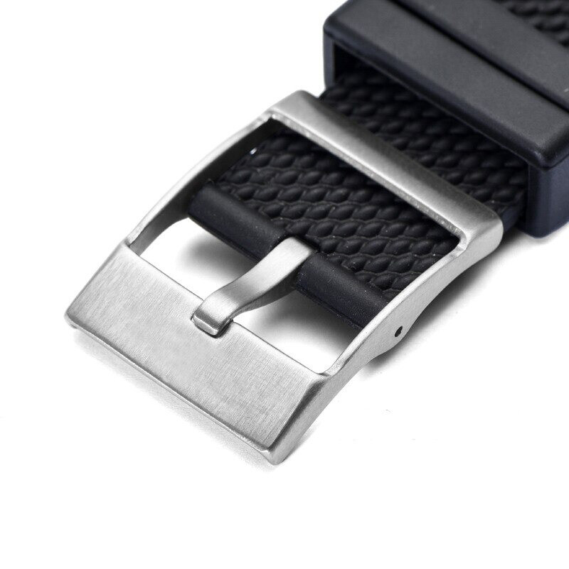 Black Rubber Strap Bracelet For Breitling Superocean