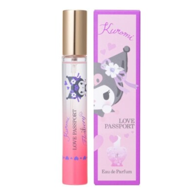 LOVE PASSPORT it Flowery KUROMI Design FRAGRANCE 8ml EDP perfume JAPAN