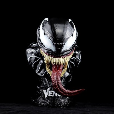 1:1 Spider Venom 40cm Bust Statues Action Figure Model Collection Ornament Gifts
