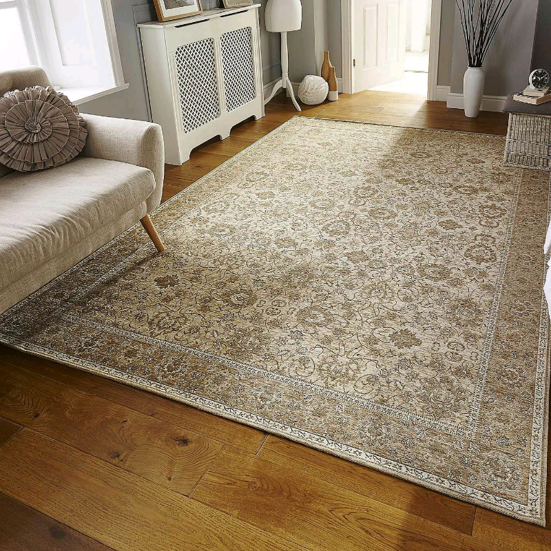 new-dunelm-large-beige-rug-200cm-x-290cm-in-basingstoke-hampshire