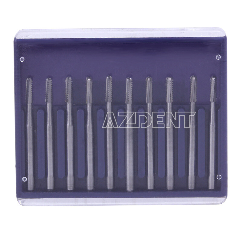 10-100Pcs Dental Carbide Burs for High Speed Handpiece Round Cone Bur Diamond FG