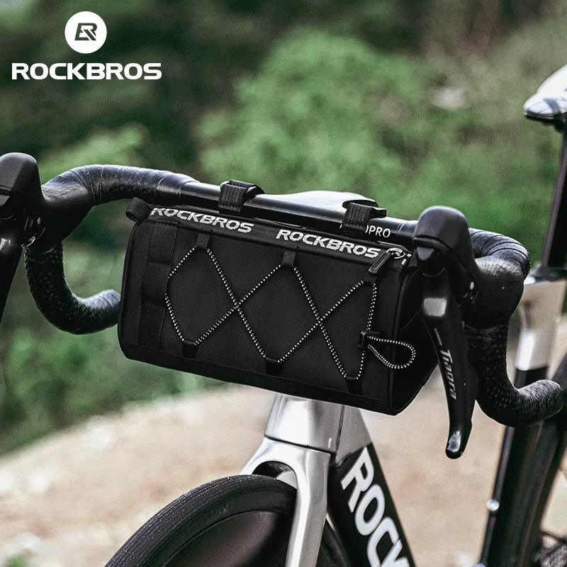 Bike Handlebar Bag Portable 1.5L Multifunctional Shoulder Bag Highly Reflective