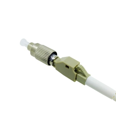 OM2 50/125 Simplex FC-LC FC/UPC Male To LC/UPC Female Hybrid Fiber Optic Adapter